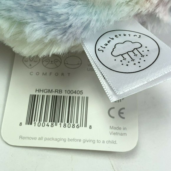 Slumberkins Rainbow Hedgehog Mini Silken Plush Limited Edition Valentines Day - Picture 4 of 4